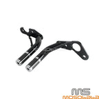 Black Rear Guards Crash Bar & Frame Slider for Harley Softail Fat Bob (2018-2023)