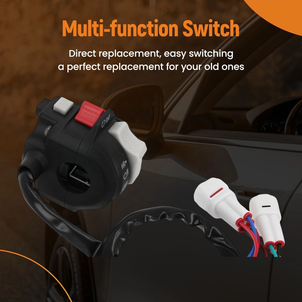 Left Handlebar Start Stop Switch for Yamaha Bear Tracker (2002–2004) 4KB-83973-00-00