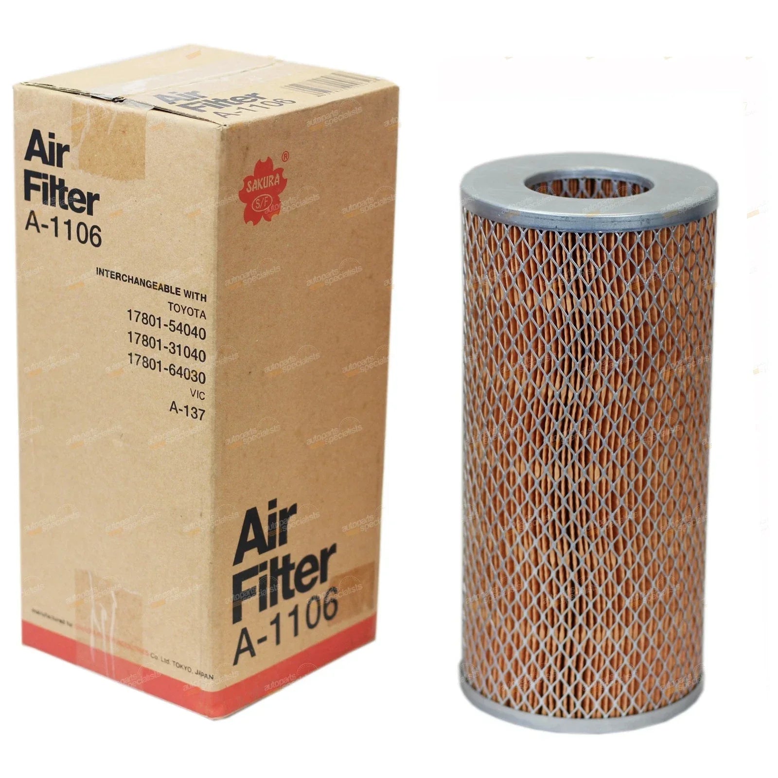 Air Filter Cleaner for Toyota Blizzard LD10 (1982–1984)