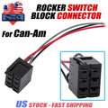Rocker Switch Backing Block Connector for Can-Am Maverick Commander Defender (2013–2023)