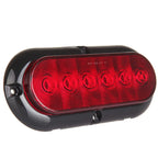 Set of 6 Red 6" Oval LED Trailer Truck Stop Turn Brake Tail Lights
