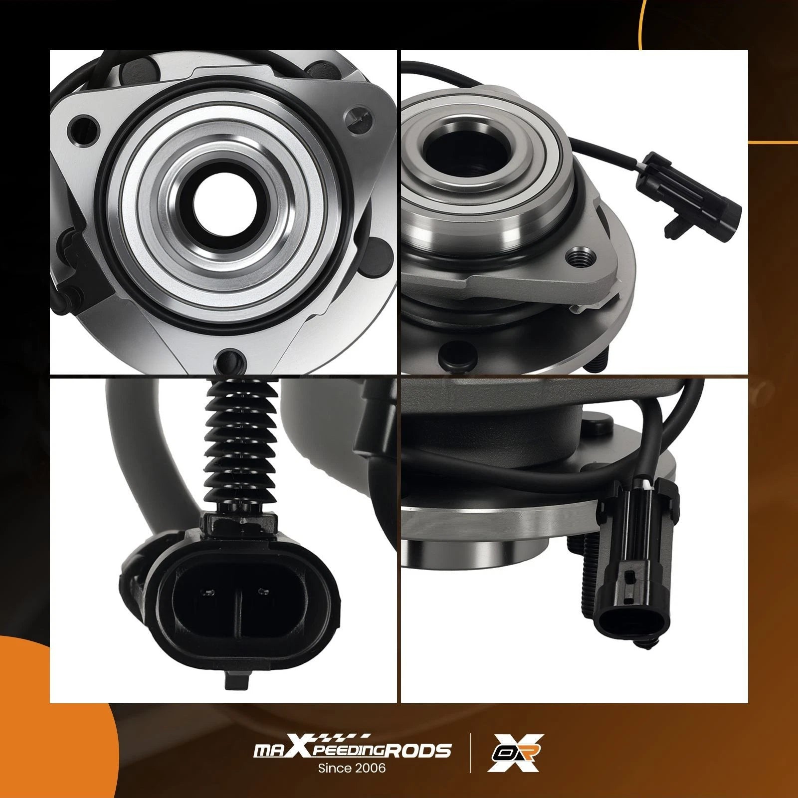 Front Wheel Hub & Bearing Set for Chevrolet Blazer GMC Jimmy (1998–2004)
