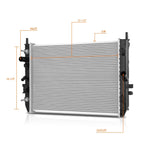 Cooling Radiator DPI-2861 for Mazda MX-5 Miata (2006–2015)