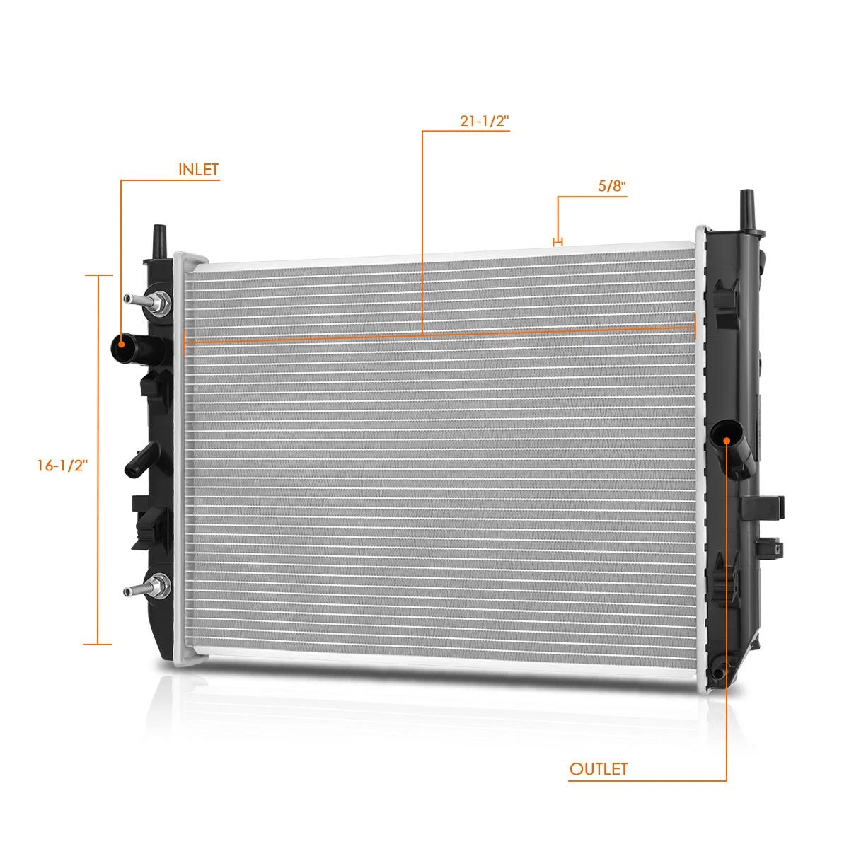 Cooling Radiator DPI-2861 for Mazda MX-5 Miata (2006–2015)