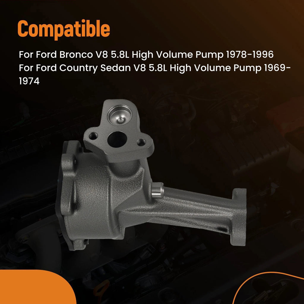 Engine Oil Pump for Ford E-350 Econoline V8 5.8L (1975–1996)