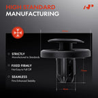 30Pcs 8mm Nylon Fender Liner Clips for Subaru