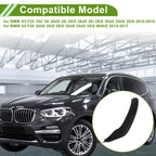 Door Panel Handle Pull Trim Cover for BMW X3 F25 (2010–2016) Black