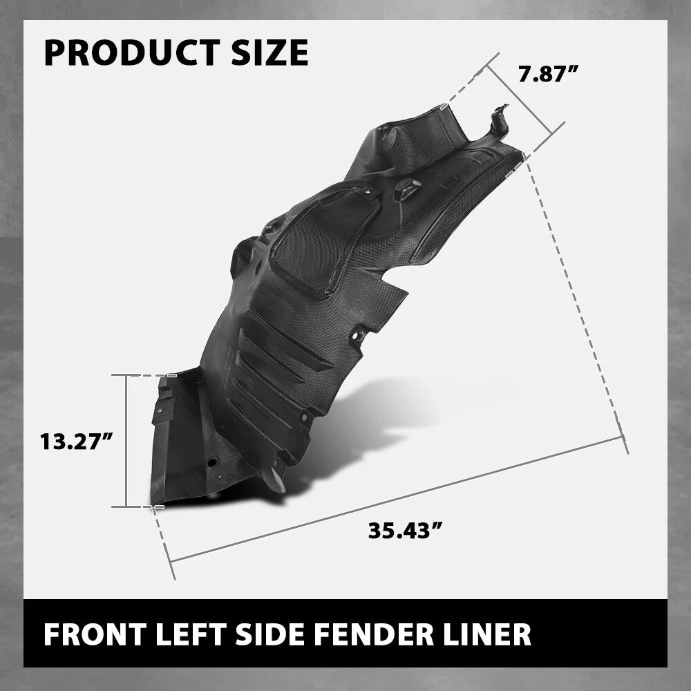 Front Left Fender Liner for Mercedes-Benz E350 E400 E550 (2014–2017)