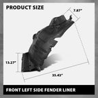 Front Left Fender Liner for Mercedes-Benz E350 E400 E550 (2014–2017)