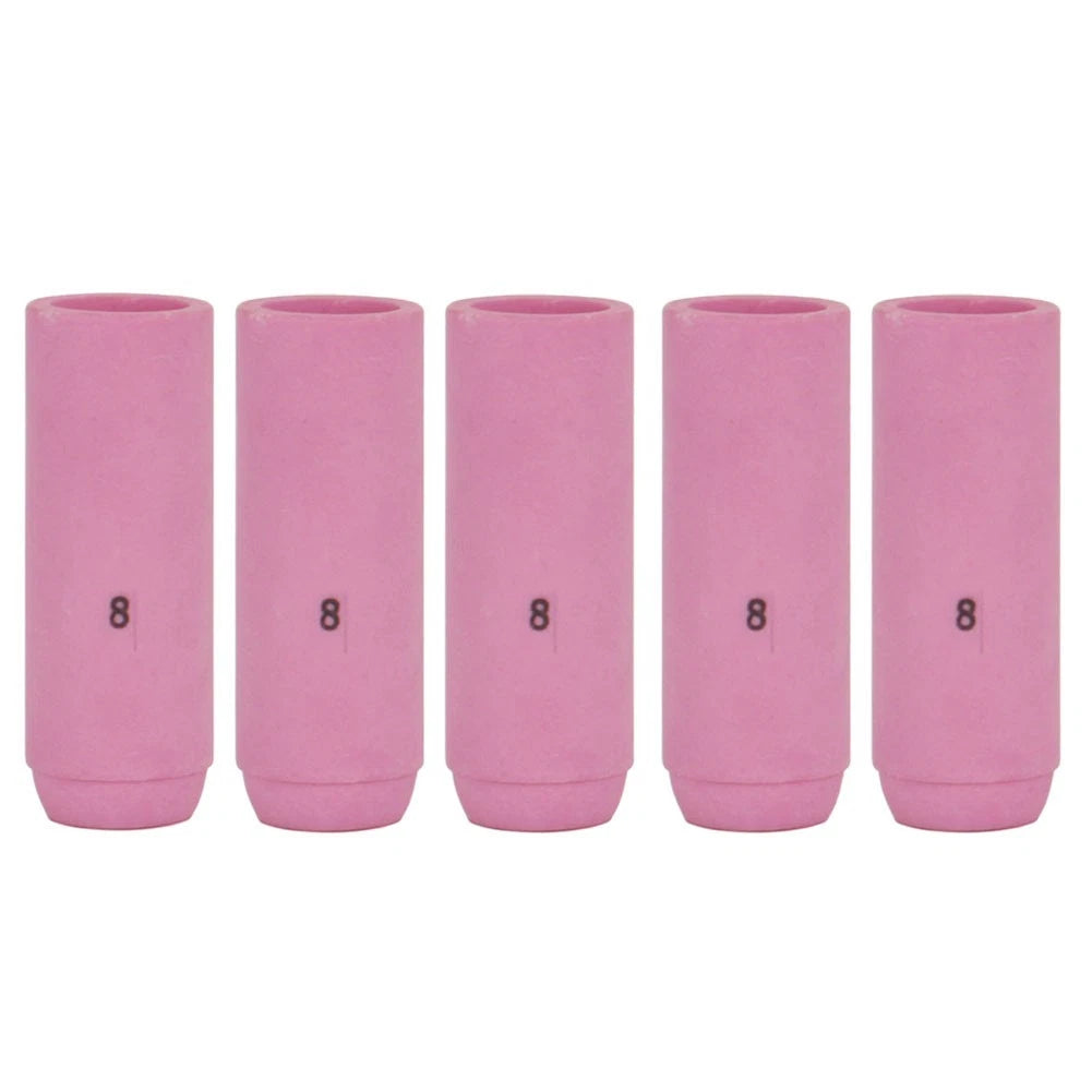 5PCS Alumina Shield Cups Nozzles for TIG WP 17 18 26 (No. 10N46)