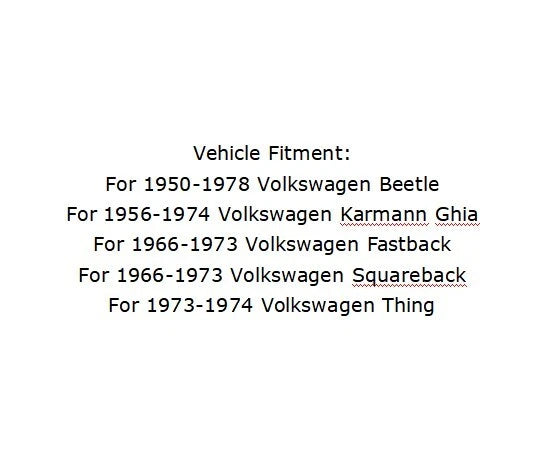 Steering Gear Box for Volkswagen Beetle Fastback Karmann Ghia (1950–1978)
