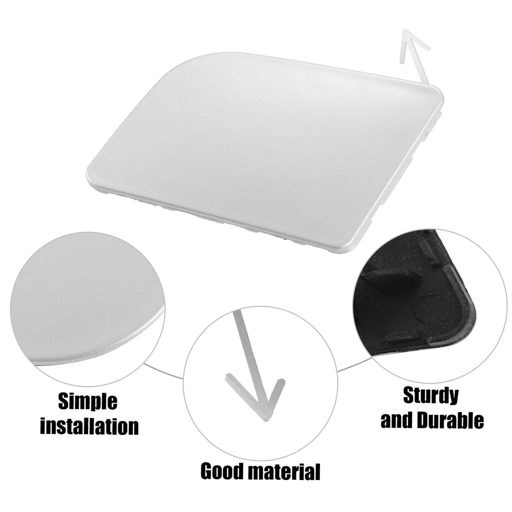 Tow Hook Cover for Nissan Sentra (2013–2019) - Silver Tone
