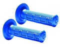 Twist Throttle Grips for MX Dirt Bike (Tag Metals, Half Waffle, Blue)