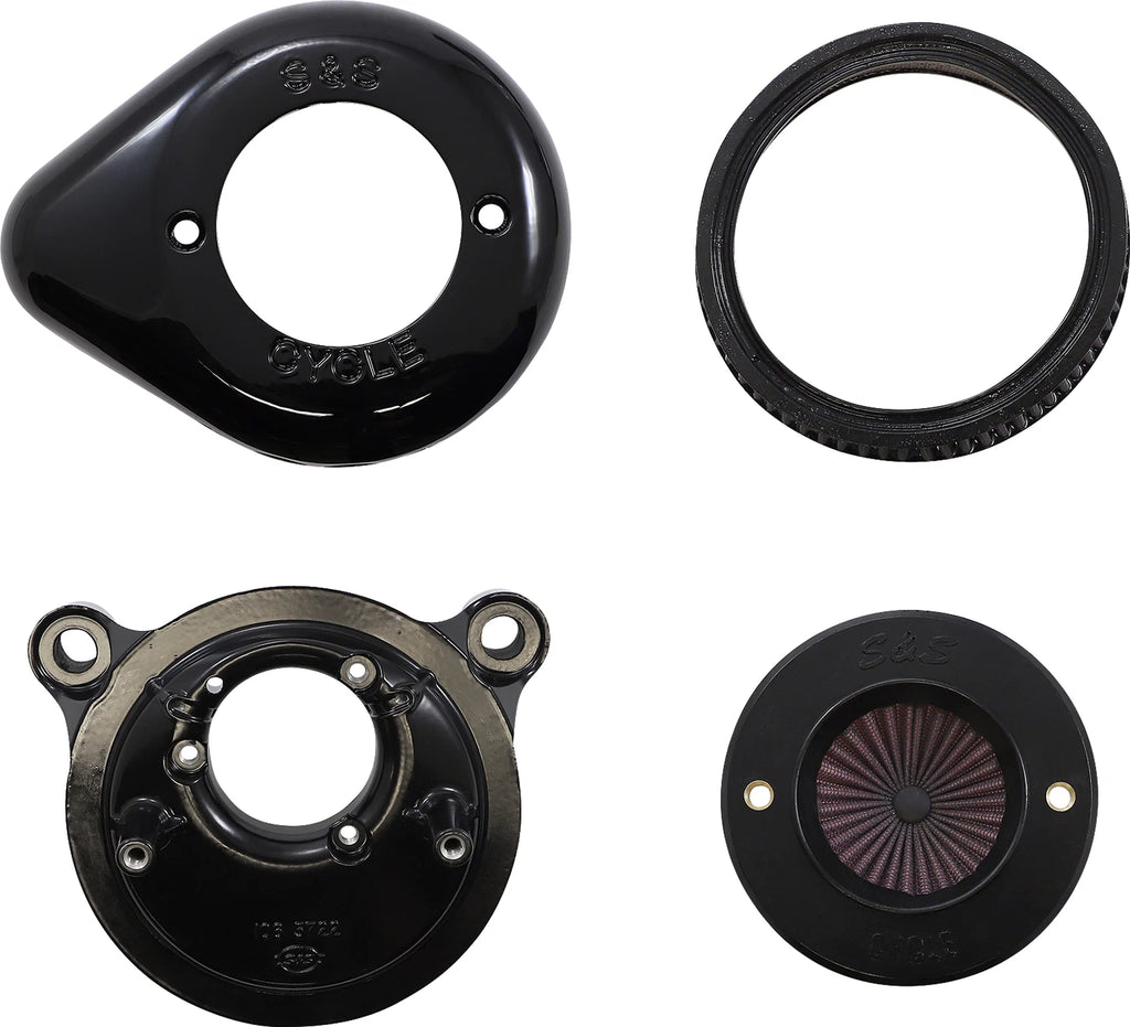 S&S Cycle Air Stinger Stealth Air Cleaner Kit for Harley Davidson 170-0722A