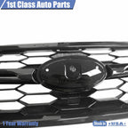 Front Bumper Grille Trim Glossy Black for Subaru WRX/WRX STI (2018–2019)