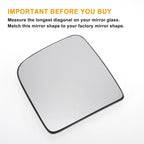 Left Upper White Mirror Glass for Ford Transit (2002–2009)