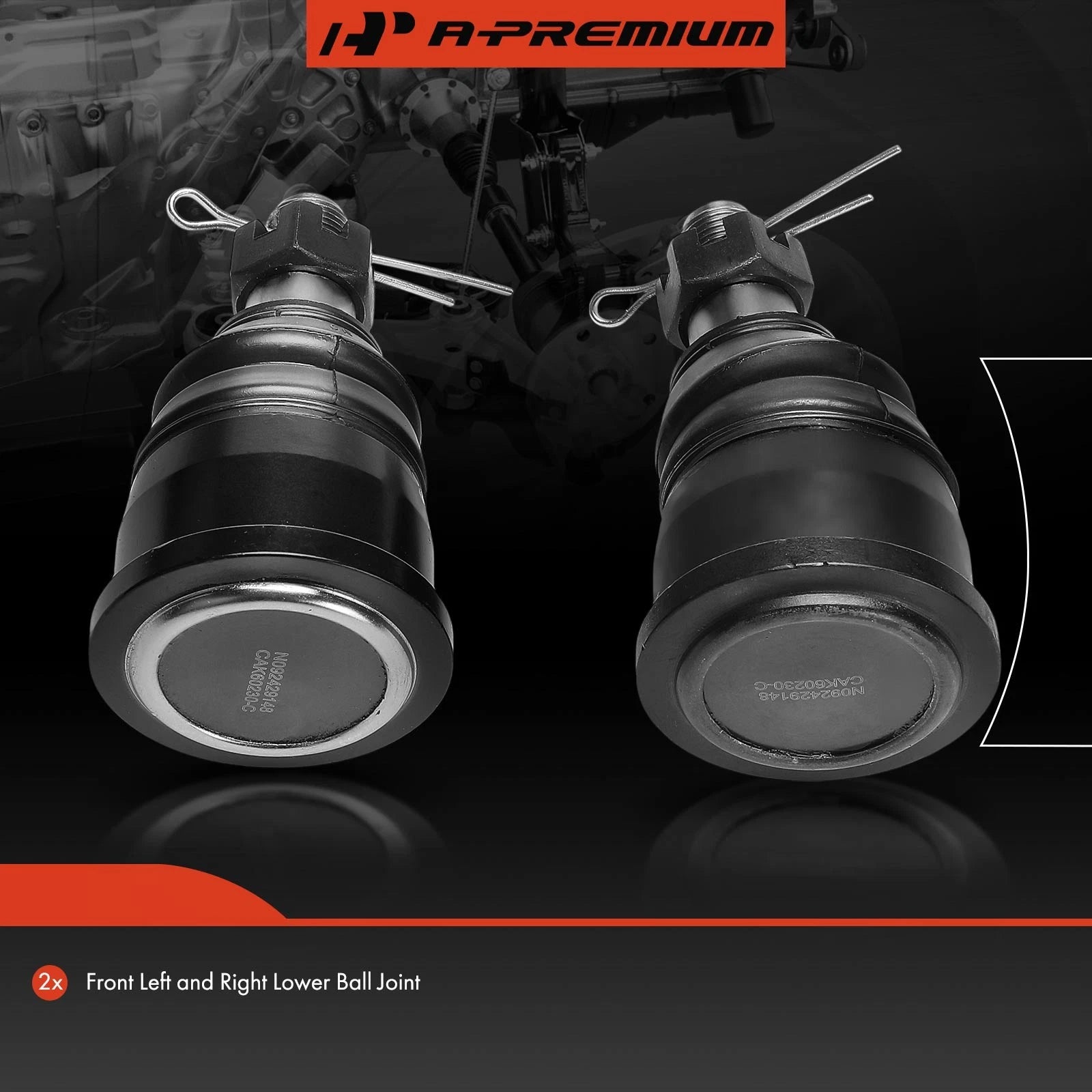 2X Front Lower Ball Joint for Chevrolet C10 (1960-1987)