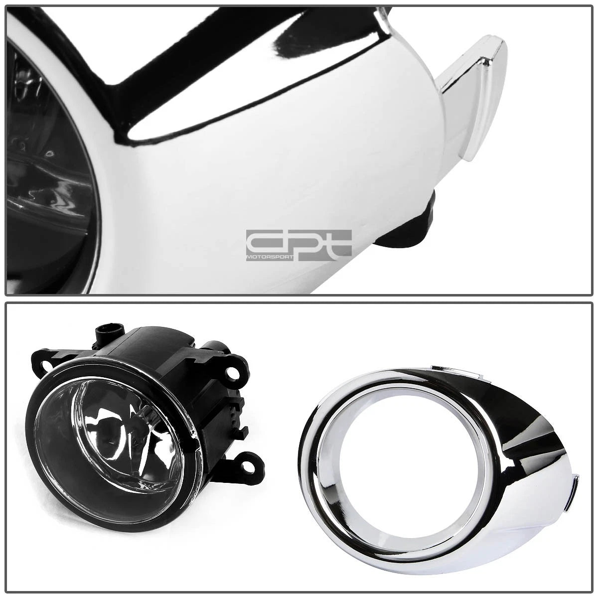Fog Lights with Bezel Cover and Switch for Ford Fiesta (2009–2010)