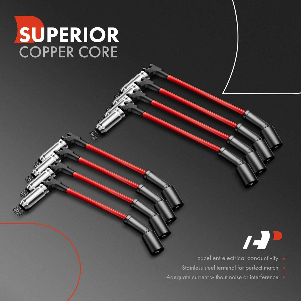 Spark Plug Wire Set for Chevy Silverado 1500 GMC Sierra 1500 (1999-2017)