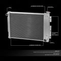Aluminum 3-Row Racing Radiator for Chevy Camaro/Firebird V8 (1967–1969)