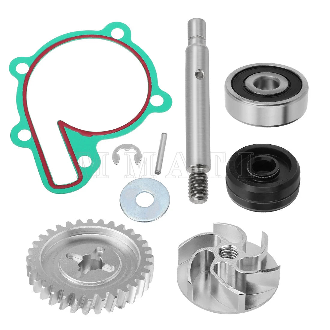 Water Pump Impeller Gear Bearing Seal Kit for Yamaha Banshee 350 (1987–2006)