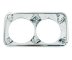 Headlamp Bezel Chrome Front Left Right Pair for 1969–1972 GMC Pickup Truck