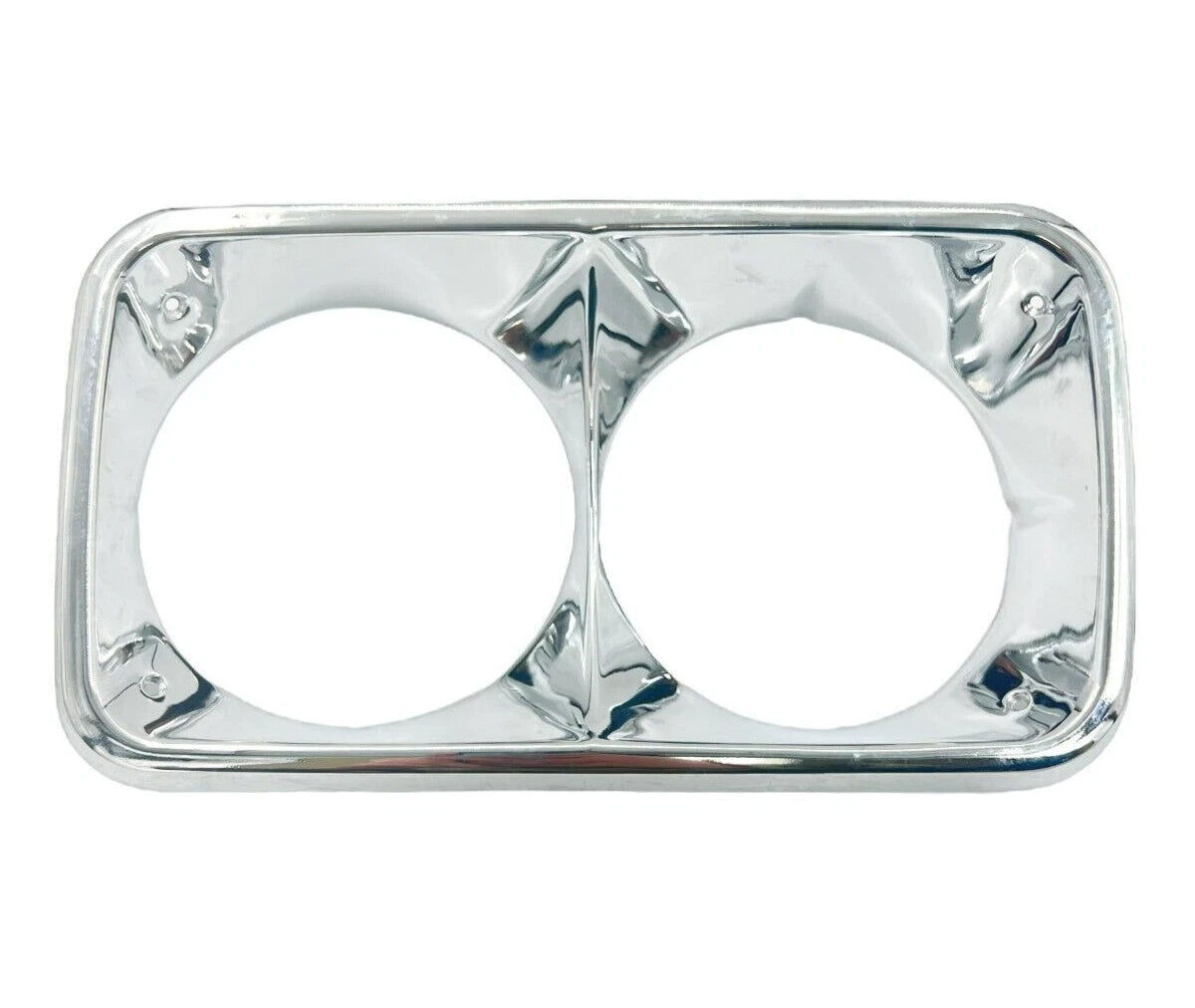 Headlamp Bezel Chrome Front Left Right Pair for 1969–1972 GMC Pickup Truck