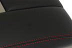 Leather Console Lid Armrest Cover for Audi Q7 (2007–2015) Red Stitch