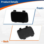 Front Car Bumper Tow Hook Cover for BMW E81 E87 Black Sapphire