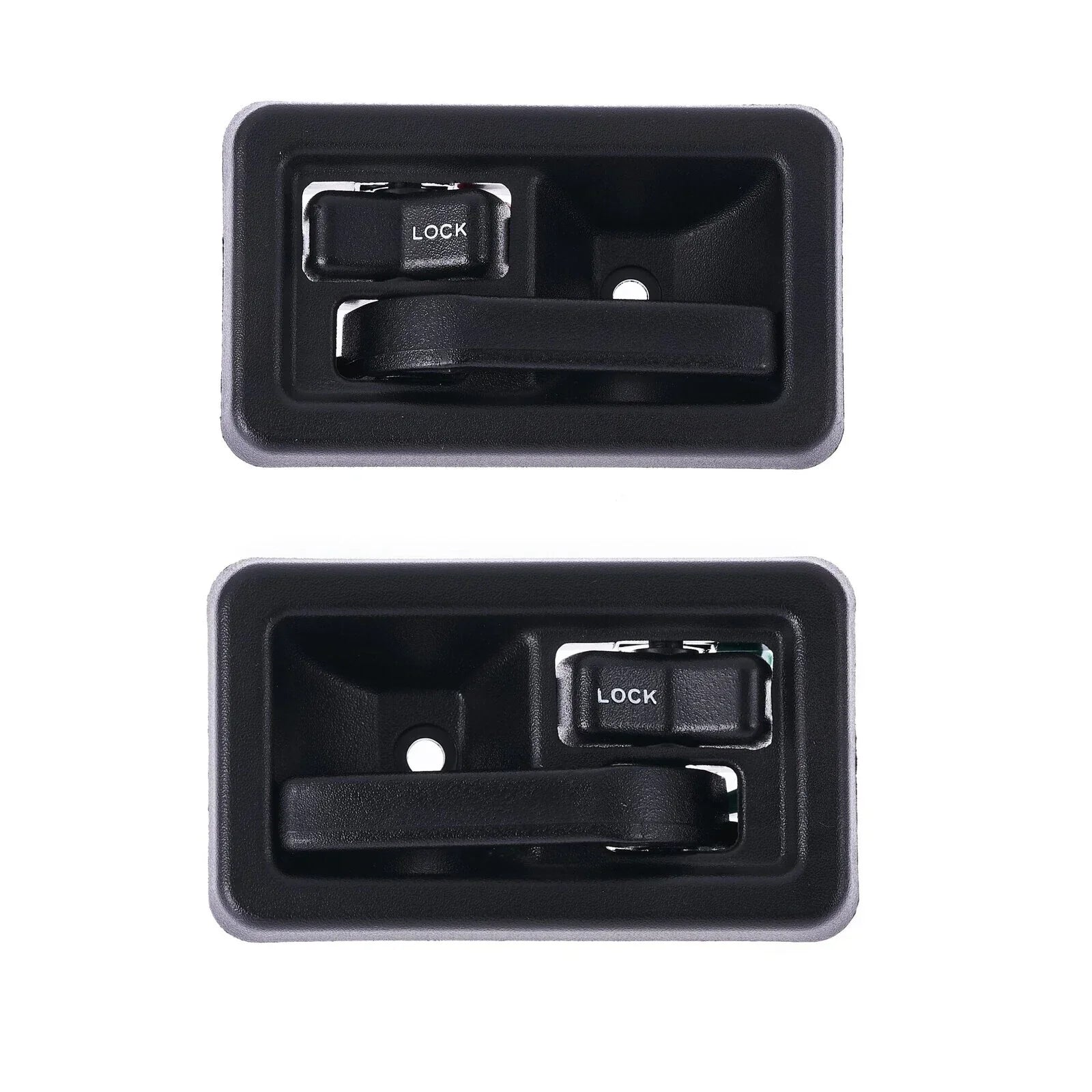2 x Rear Left & Right Door Handles Black for Jeep Wrangler TJ (1997–2006)