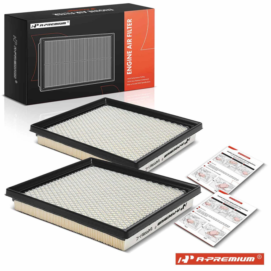 2X Engine Air Filter for Subaru WRX STI (2019–2021)