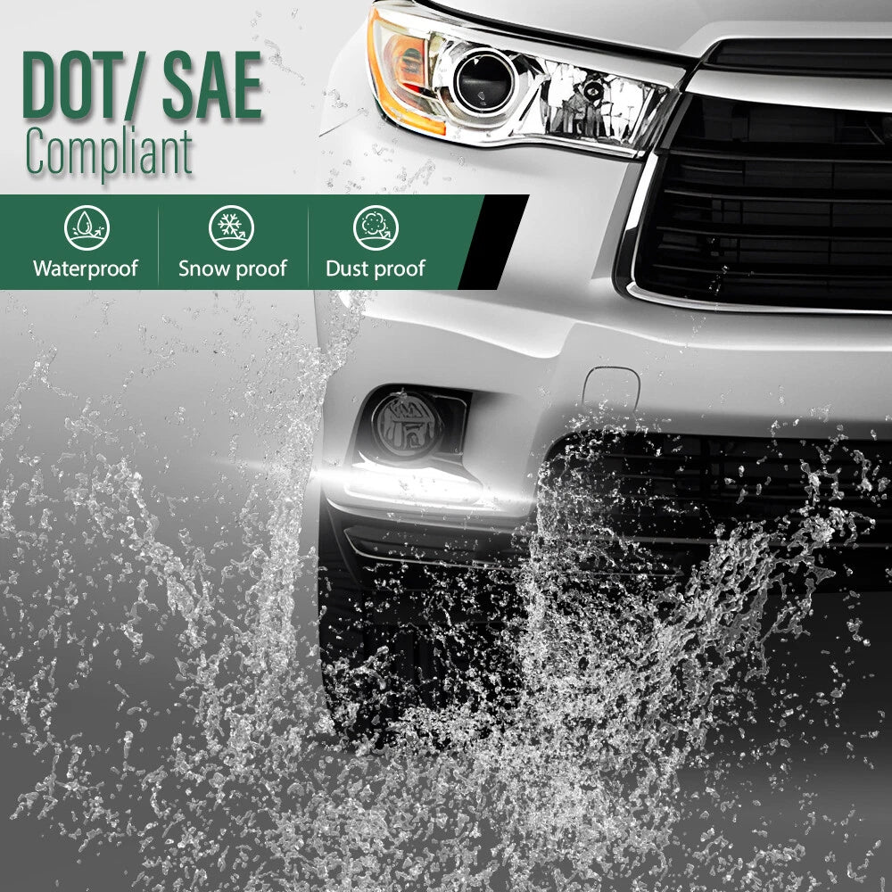 LED DRL Daytime Running Lights for Toyota Highlander (2014–2016)