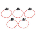 5 Pack Waterproof Inline Fuse Holder 12 Gauge 12V 30A