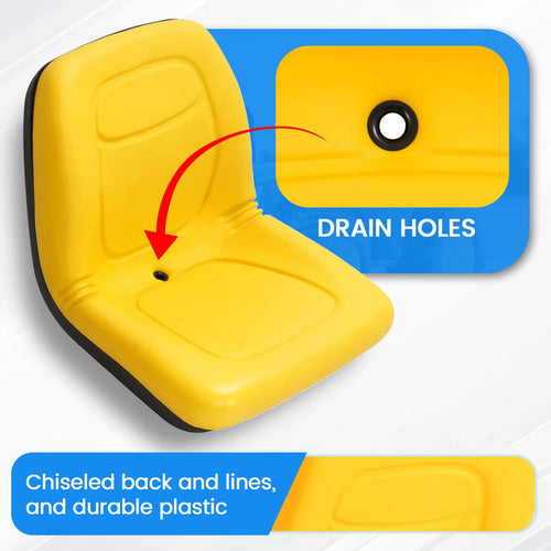 1 Pack Yellow Seat for John Deere Gator XUV 620i 850D (2007–2018) #VG11696