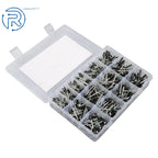 Set of 500 Aluminum Rivets for Multiple Applications (Standard Sizes)