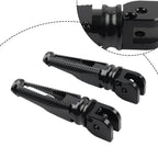Black Passenger Foot Pegs for Ducati Monster 696 796 695 659 749 999/S/R (2008-2015)