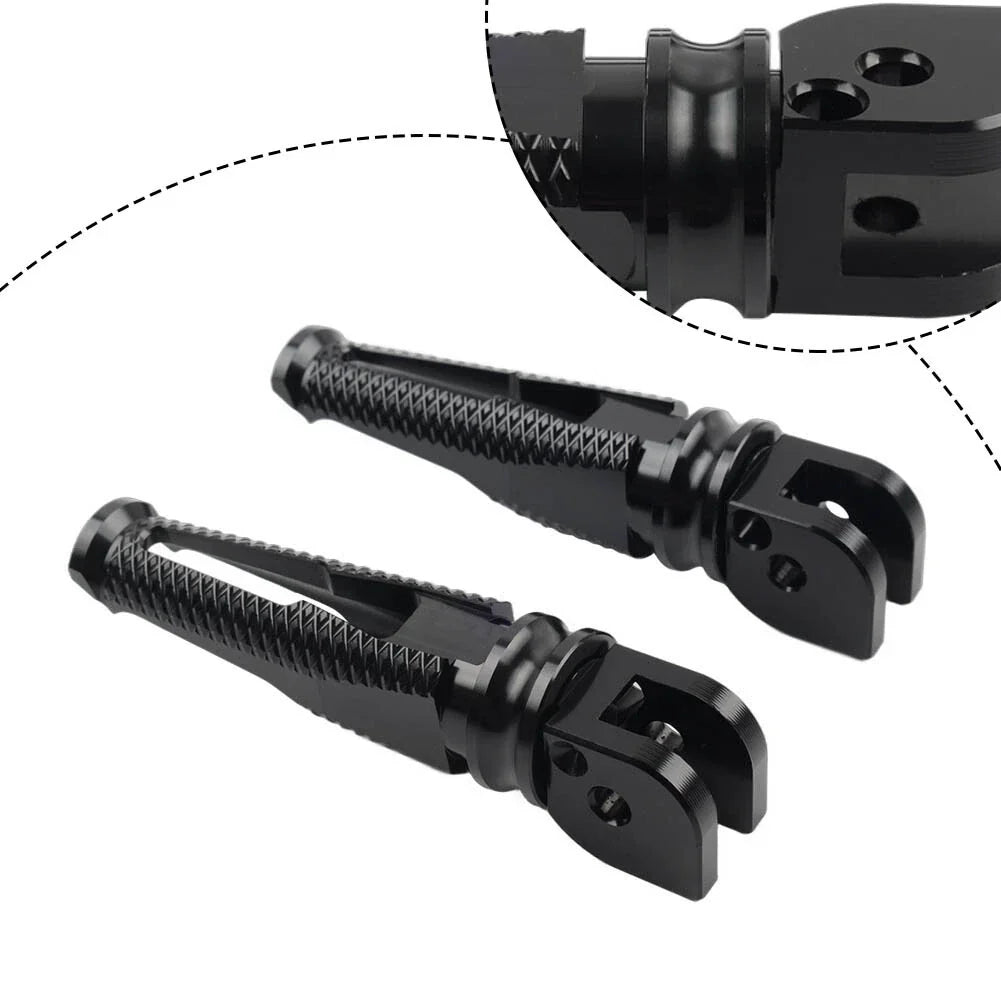 Black Passenger Foot Pegs for Ducati Monster 696 796 695 659 749 999/S/R (2008-2015)