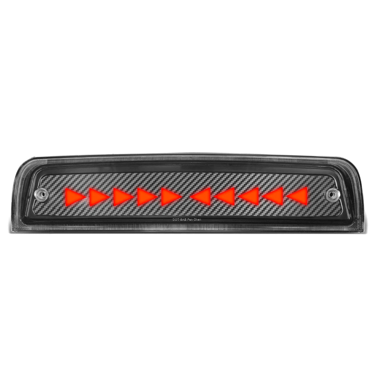 Chasing Triangle LED Carbon 3rd Brake Light for Dodge Ram (2009–2018)