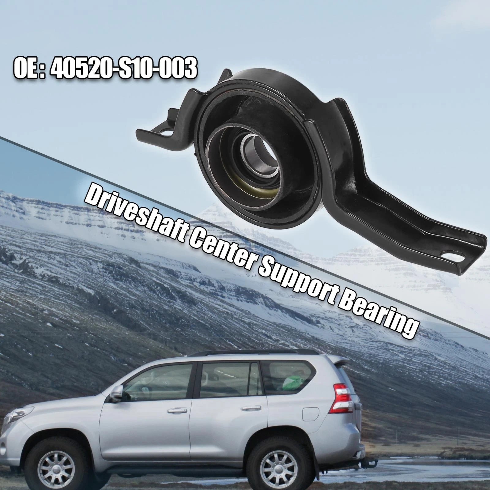 Rear Driveshaft Center Support Bearing 40520-S10-003 for Honda CR-V (1997–2001)