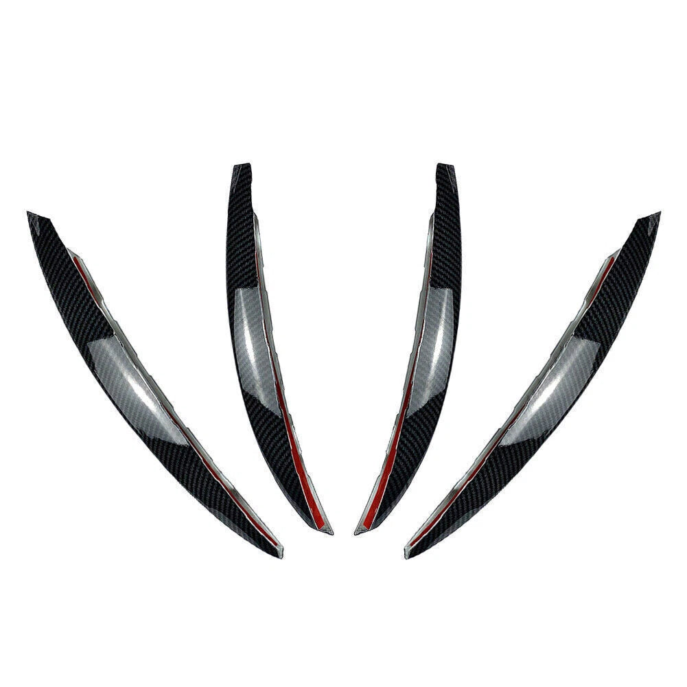 Carbon Front Bumper Splitter Fin Spoiler Canard for Mercedes Benz C-Class (2022–2023)