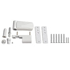 Adjustable Aluminium Profile Door Flag Hinge Multidirectional 3D Design