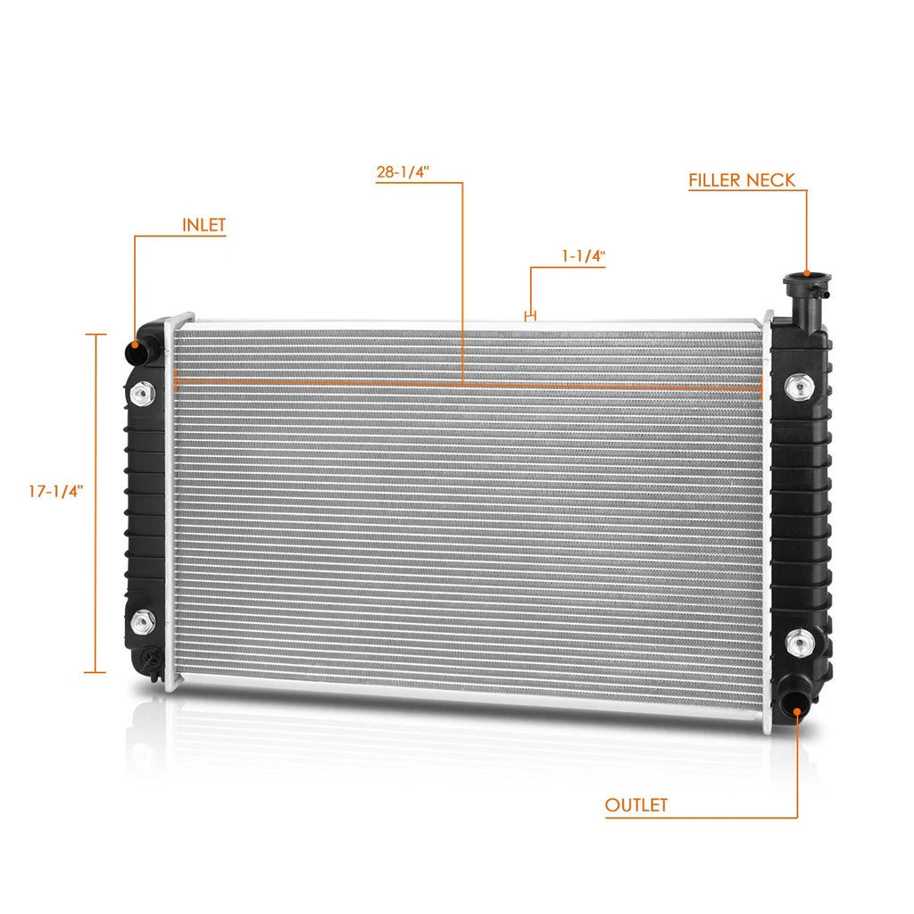 Factory Style Radiator DPI-1475 for Lumina APV/Silhouette/Trans Sport (1992–1995)