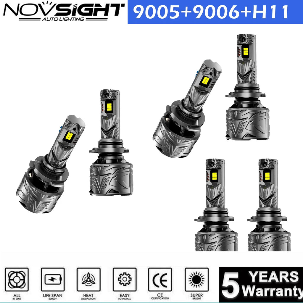 LED Headlight & Fog Light Kit for Nissan Quest (2004–2009) Bulbs 6500K