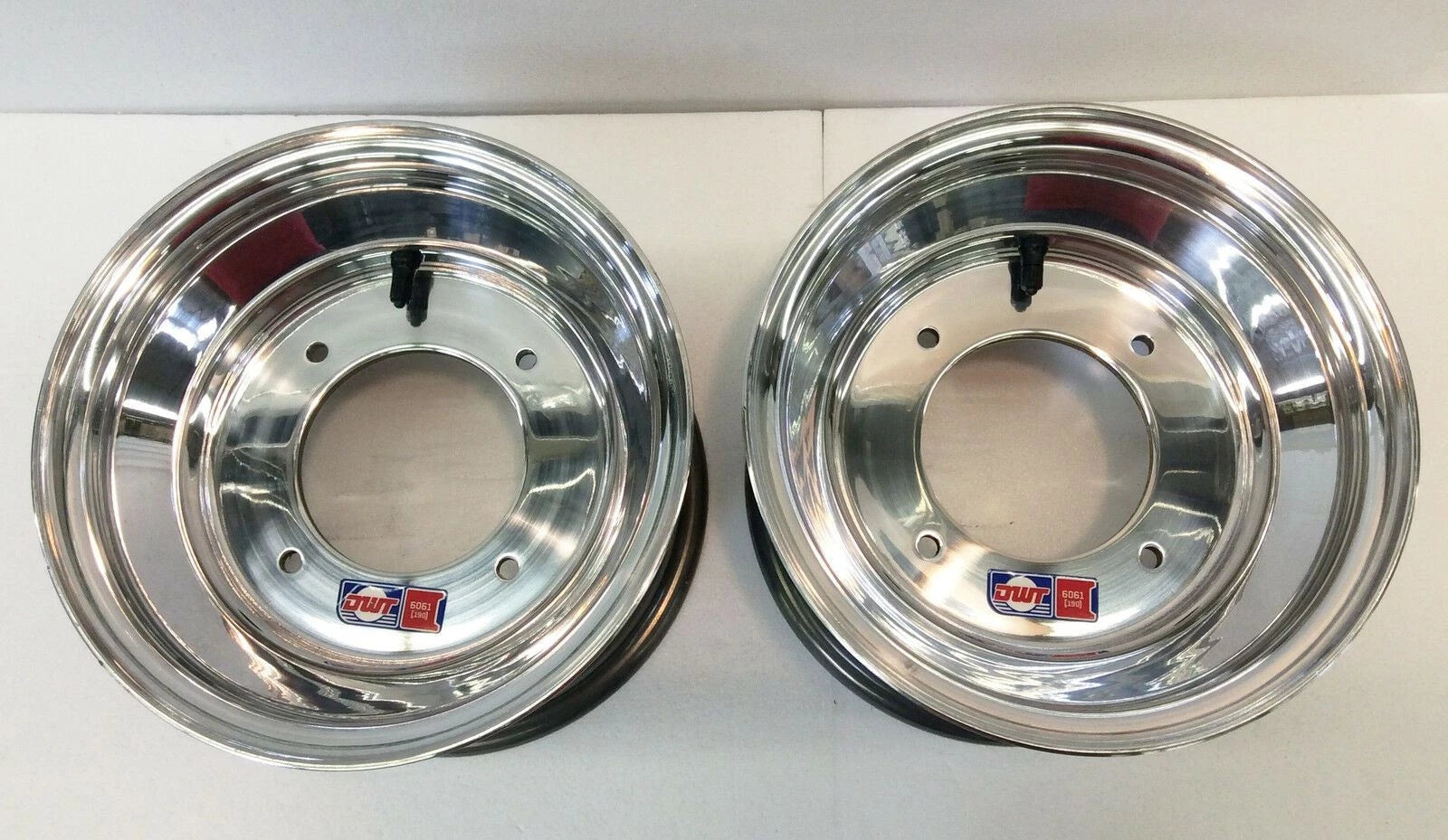 Set of 2 DWT Sport Red Label 11x7 Rear Wheel Rims for Honda TRX 700XX (2008–2014)