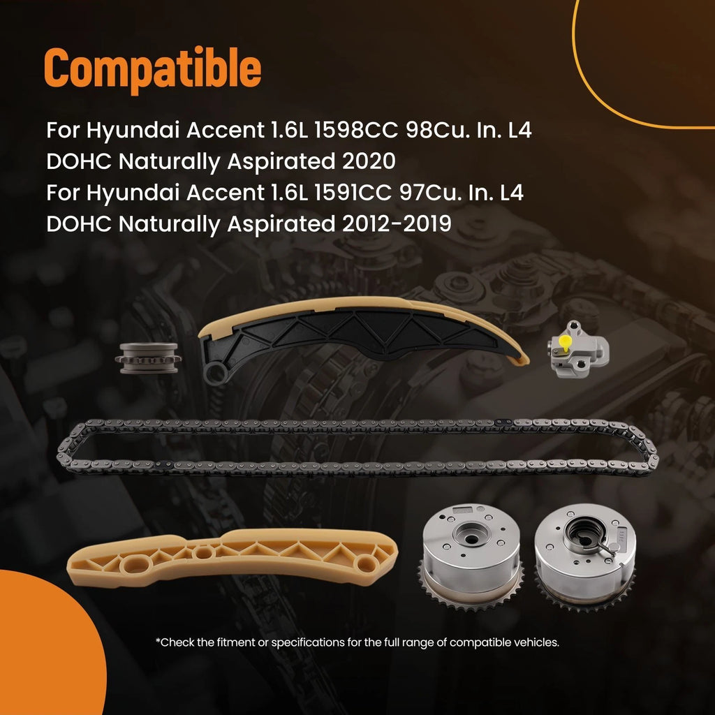 Timing Chain Kit & VVT Sprocket for Kia Seltos 1.6L (2020–2021) 244312B620
