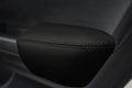 Front Door Armrest Leather Cover for Honda Civic Sedan (2012–2015) Black
