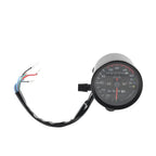Mini Speedometer Odometer Gauge w/ Indicator Light for Motorcycle (12V)