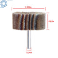 5 Pack Flap Wheels 2" x 1" x 1/4" Shank 120 Grit Aluminum Oxide