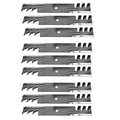 Set of 9 Toothed Mulching Blades for Hustler Z & XR7 Super Z (Fits 601124, 797696)