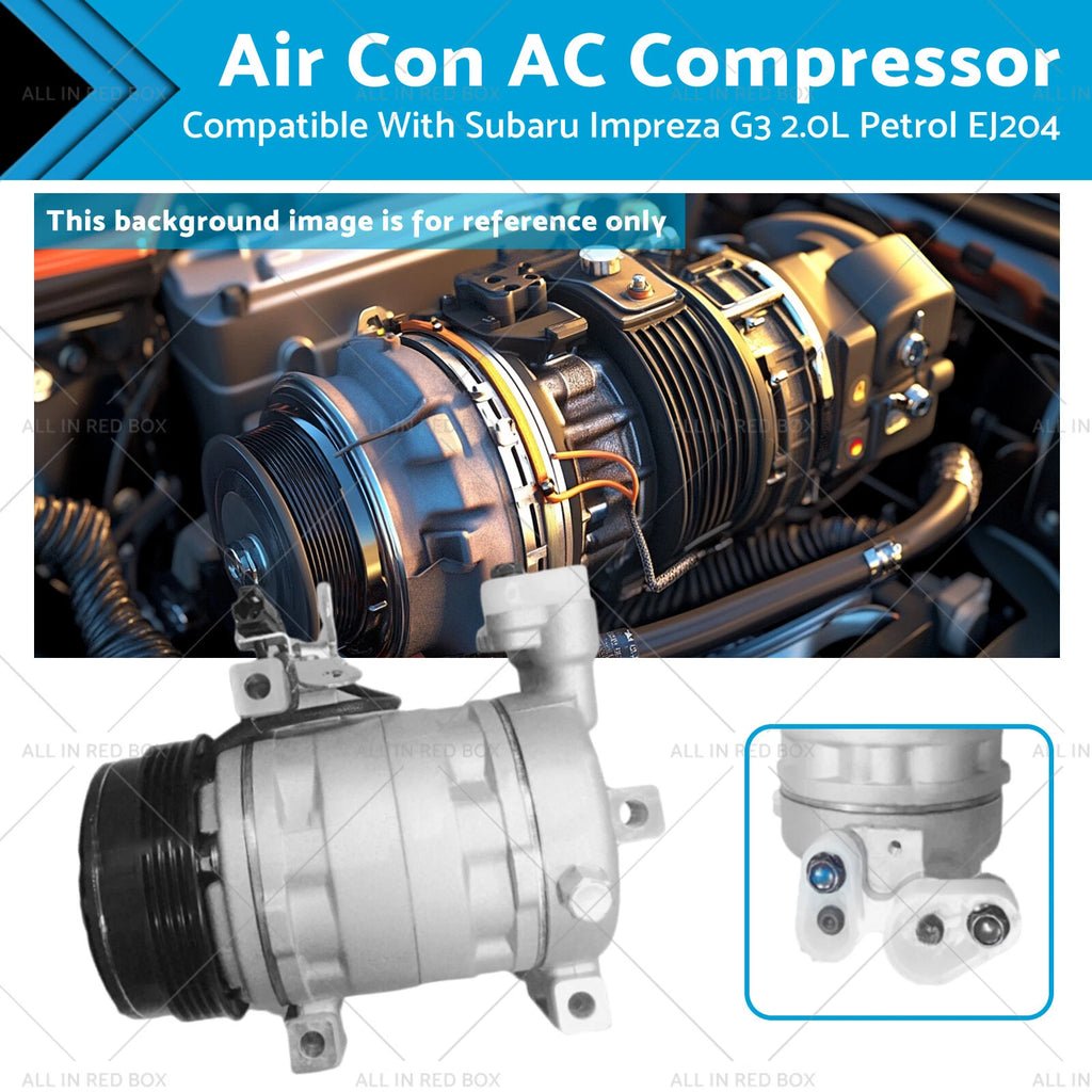 AC Compressor for Subaru Impreza G3 2.0L Petrol EJ204 (2008–2011)